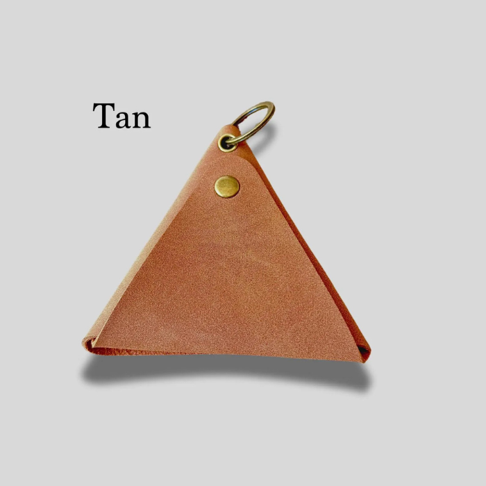 Showing Coin purse in Tan brown colour