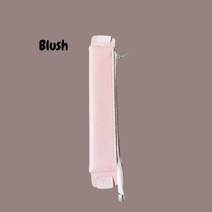 Elastic pen holder in Blush pink colour.