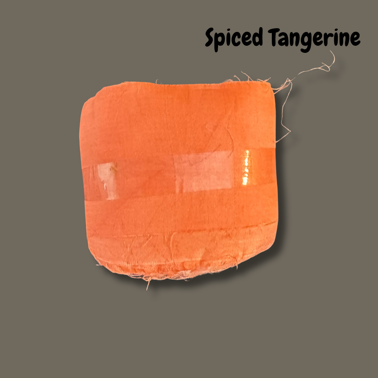 Orange Sari Silk Ribbon - Spiced Tangerine