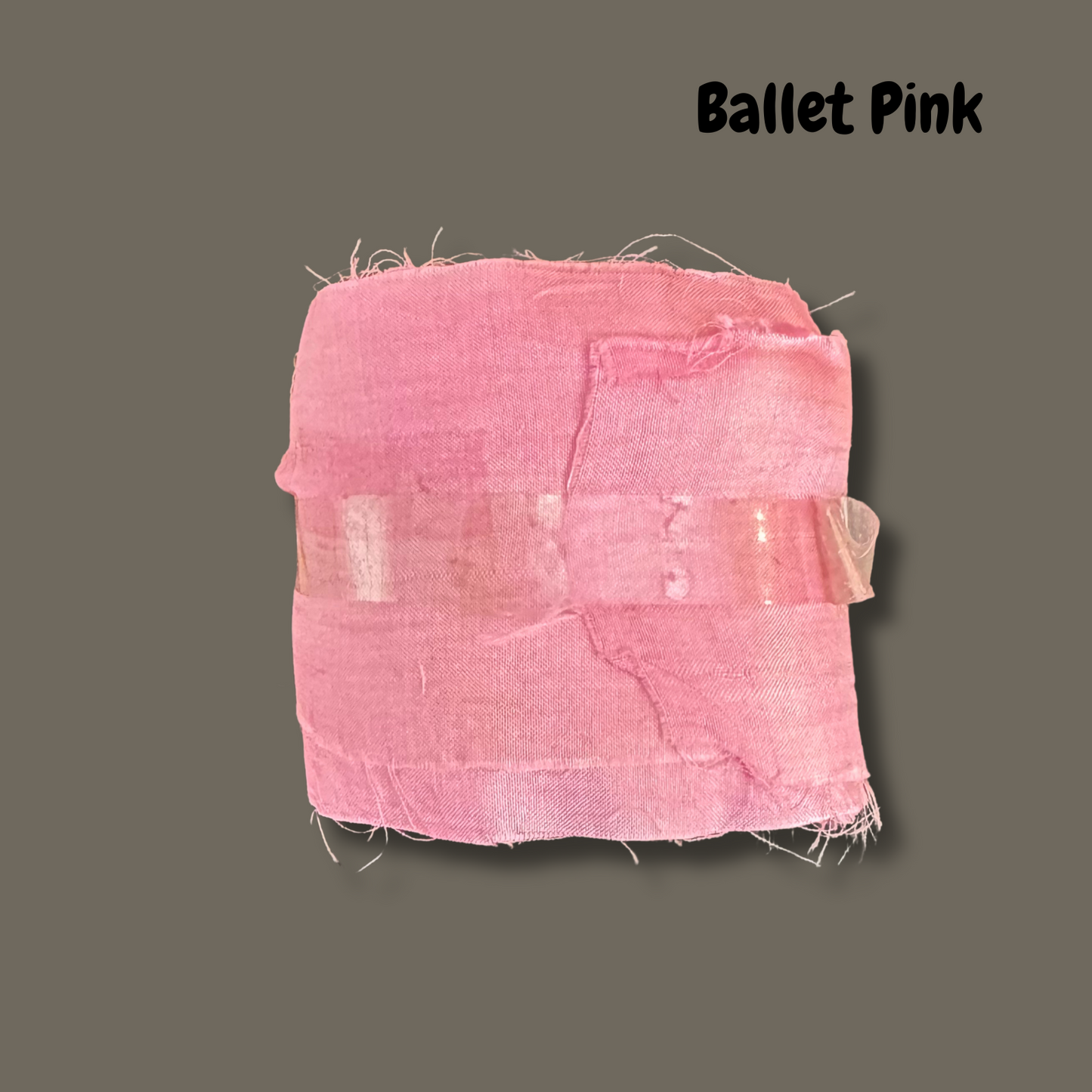 Pink Sari Silk Ribbon - Ballet Pink