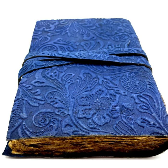 Back side of Harper leather sketchbook