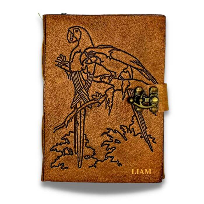 Leather journal handmade