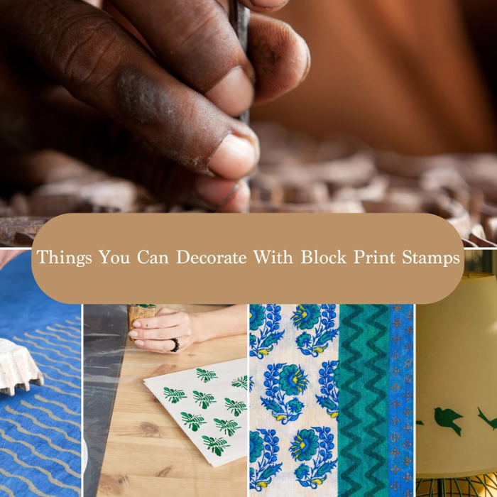 Handcrafted Wooden Stamps & Printing Blocks for DIY Crafts