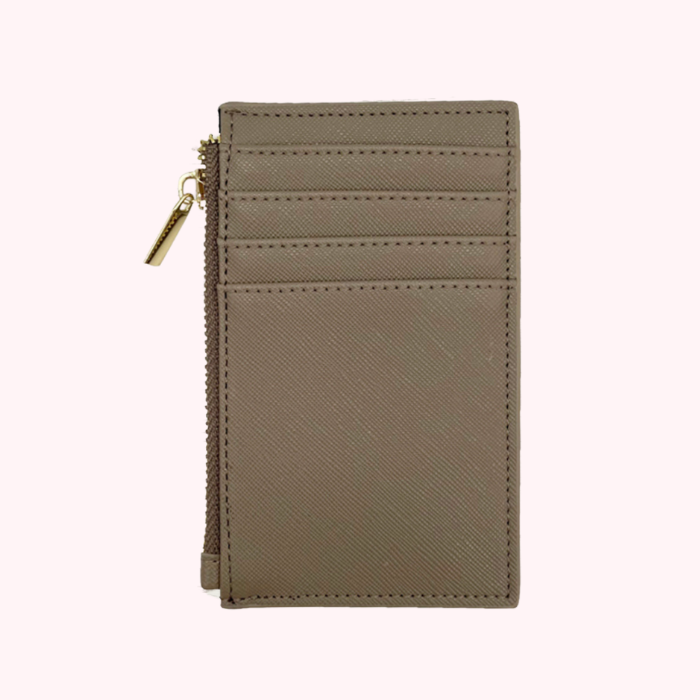 Beige Card wallet holder