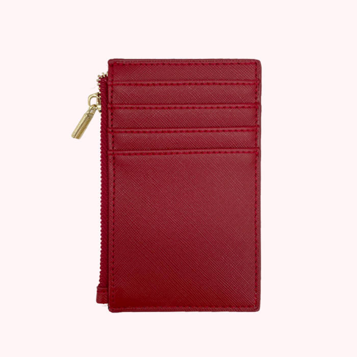 Maroon Card wallet women 