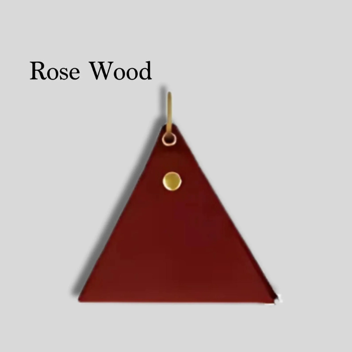 Showing the rose wood Coin Case Keyfob |