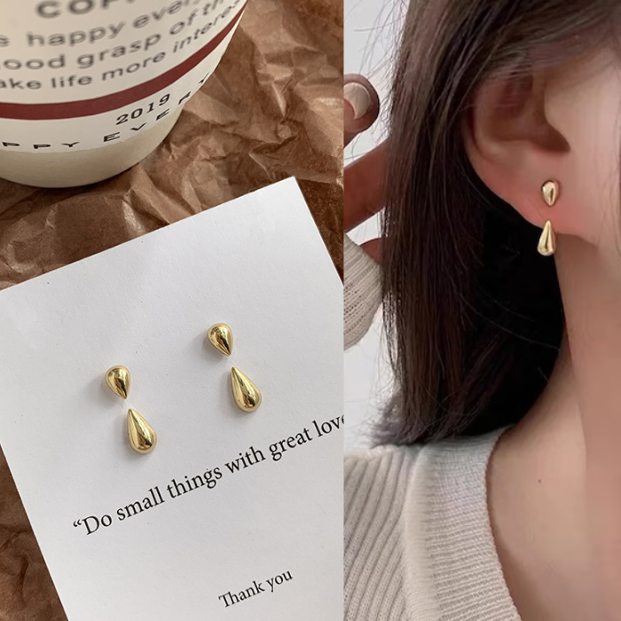 Elsie Gold  Teardrop Earring