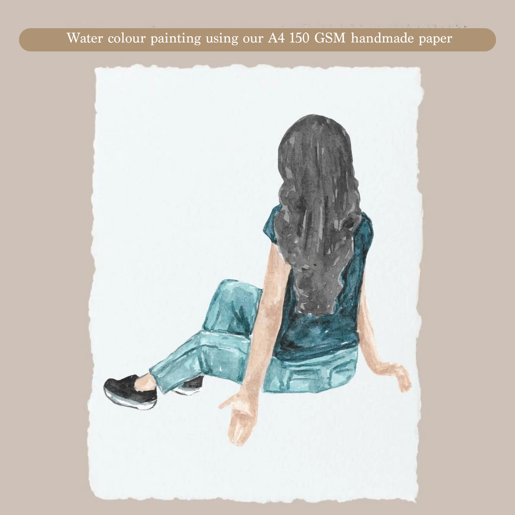 150 gsm handmade paper for water colour painting