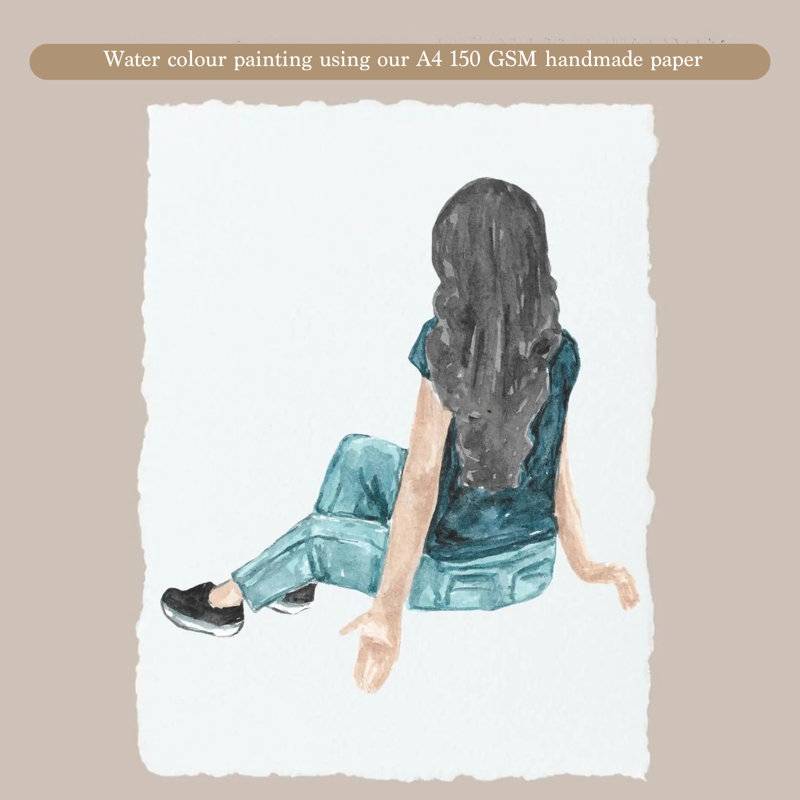 150 gsm handmade paper for water colour painting