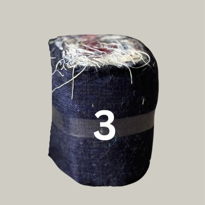 dark blue linen roll with no 3
