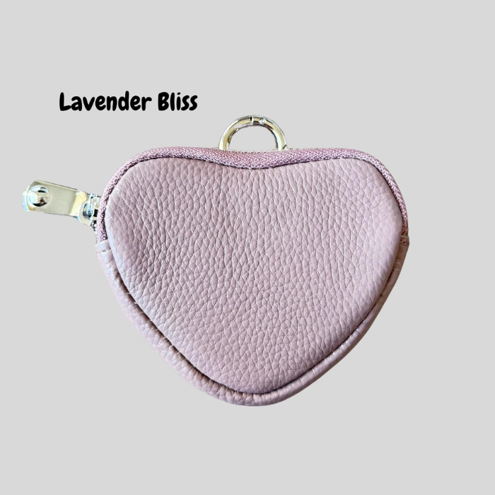 Mini coin bag keychain in Lavender Bliss