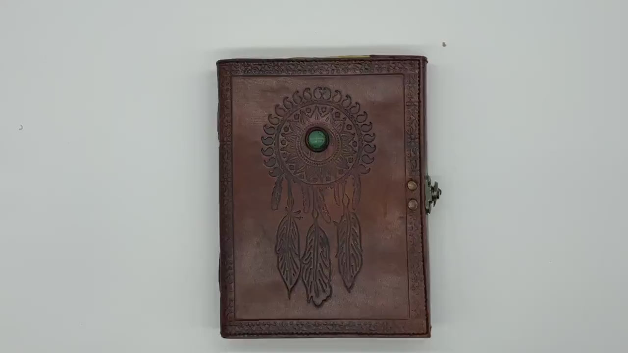 Beatrix Dream Catcher Leather Journal